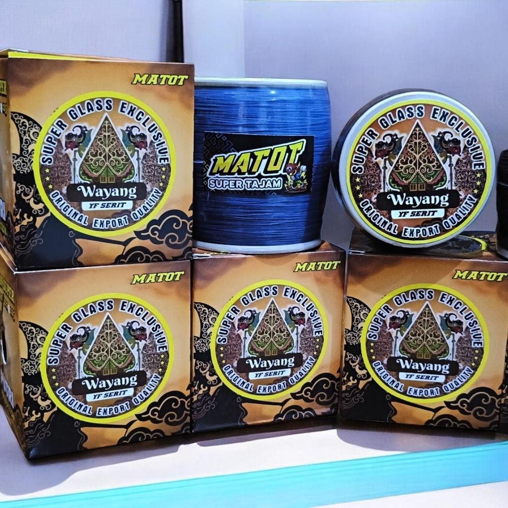 Gelasan Senar Matot Wayang Bahan Putih Import 022 1600 Yard