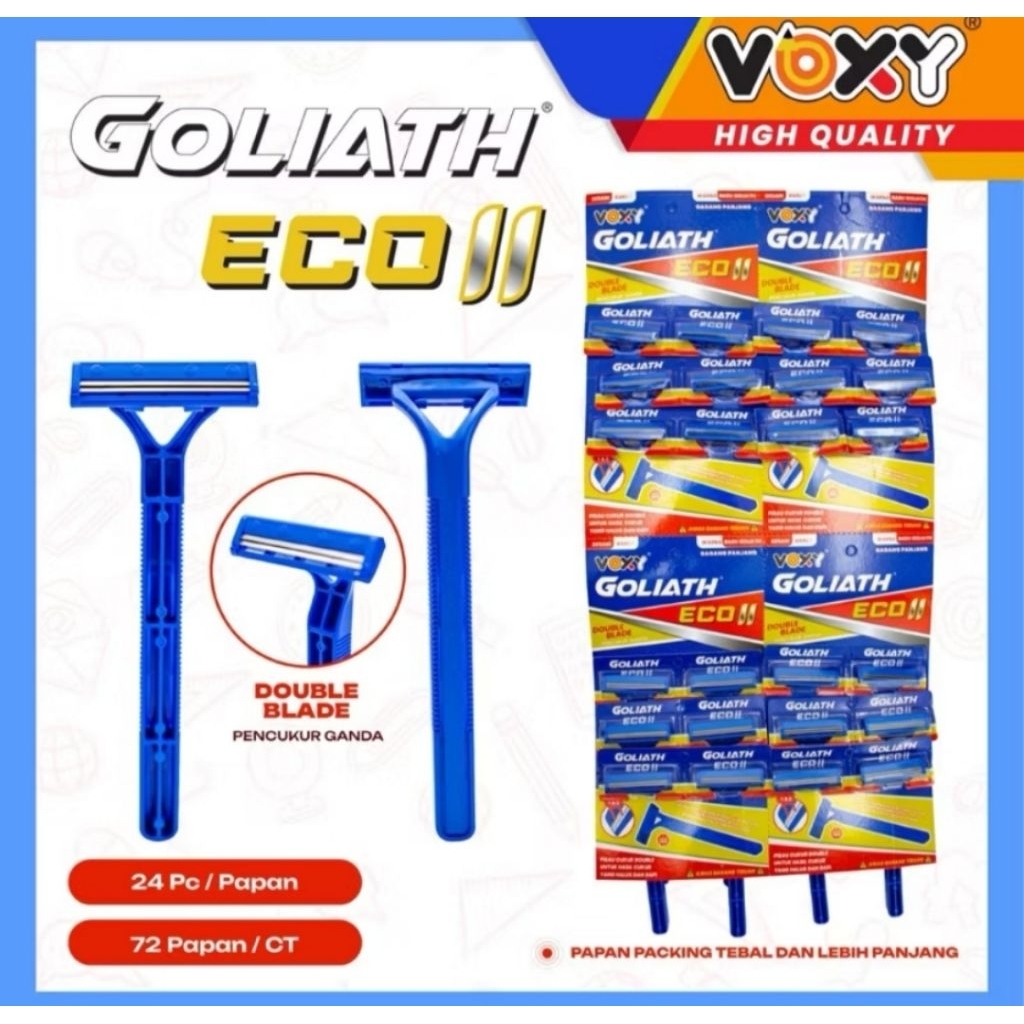 Goliath Eco Pisau Cukur 2 mata