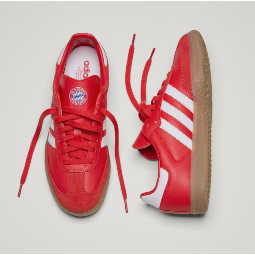 ADIDAS SAMBA LICENCED X BAYERN MUNCHEN FC RED BNIB JQ4039 
