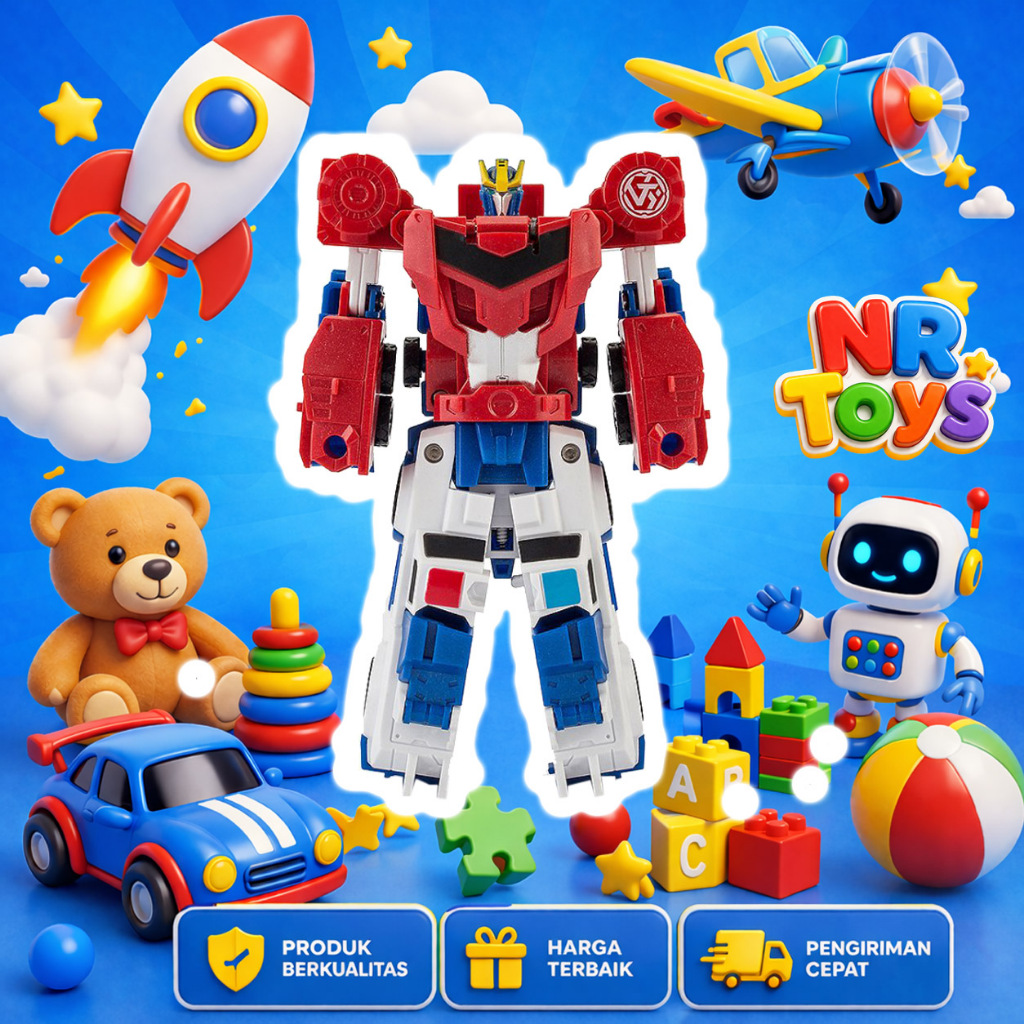 ROBOT TRANSFORMER BERGABUNG OTOMATIS