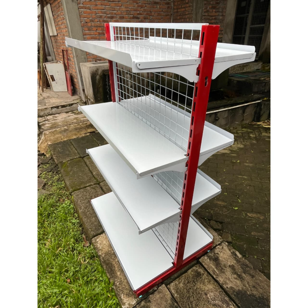 Rak Minimarket Double Tinggi 150cm