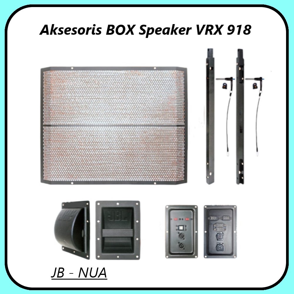 S-NET Aksesoris Grill 1 Set Box Speaker 918 - Grill speaker box 18 inch
