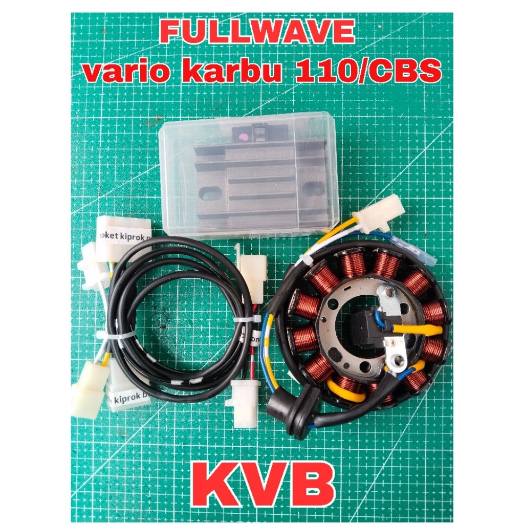 Spul + kabel set fullwave kiprok TIGER ( Fukuyama ) pnp vario 110 karbu/cbs