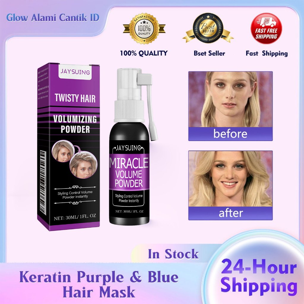 Jaysuing Hair Volume Spray 30ml Hair Powder Volumizing Powder Spray Hair Spray Rambut Tahan Lama Sem