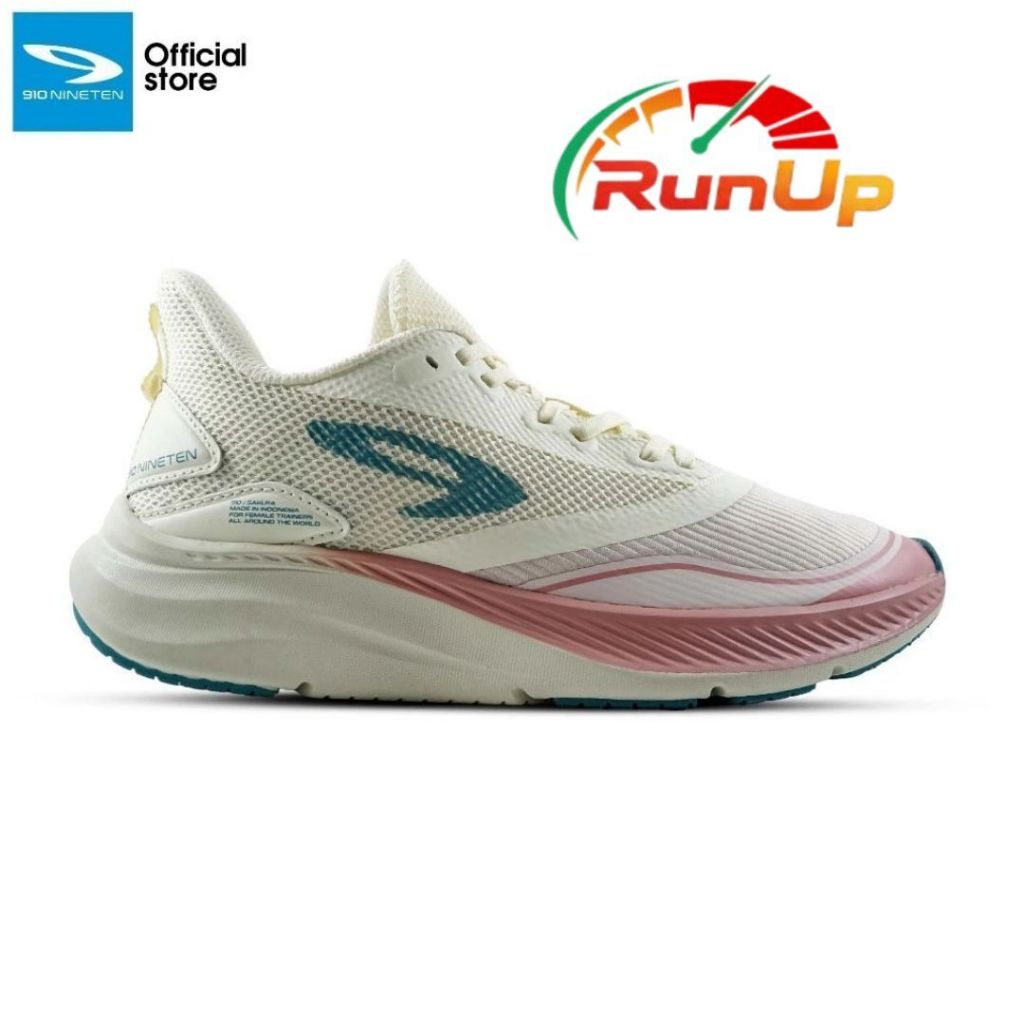 910 Nineten Sakura 2 Sepatu Lari Women - Putih/Pink Running Wanita Running Wanita