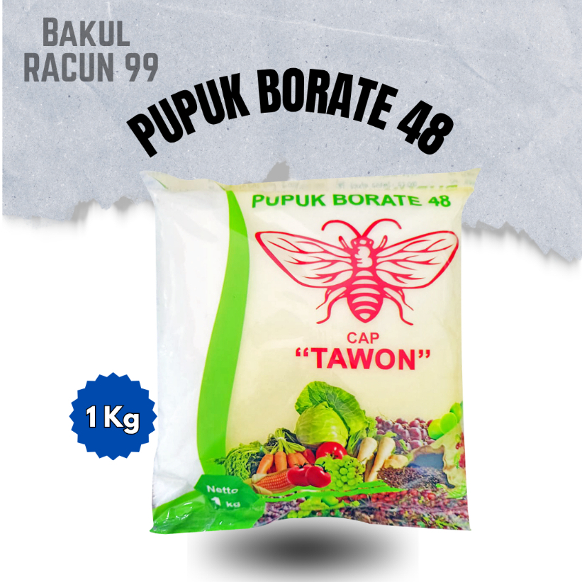 PUPUK BORATE 48 CAP TAWON - 1 KG