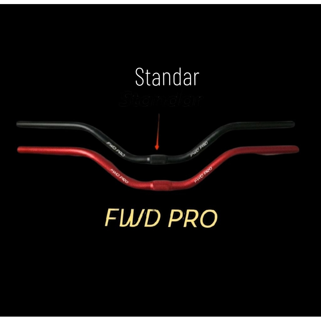 Handlebar stang sepeda standar FWD PRO alloy fixie lipat dll