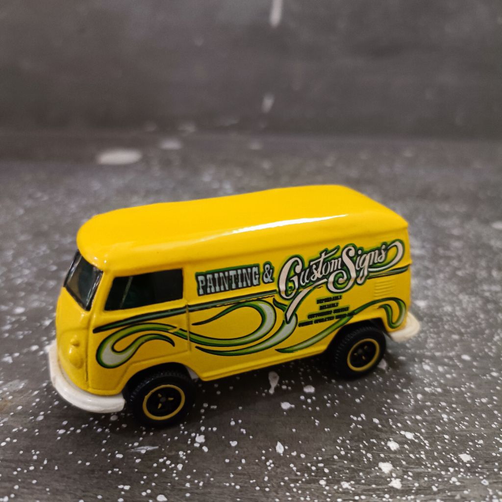 matchbox vw delivery van custom signs loose