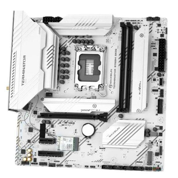MAXSUN Terminator B760M GKD5 ICE - LGA1700 B760 DDR5 USB3.2 Type-C SATA3 - Motherboard