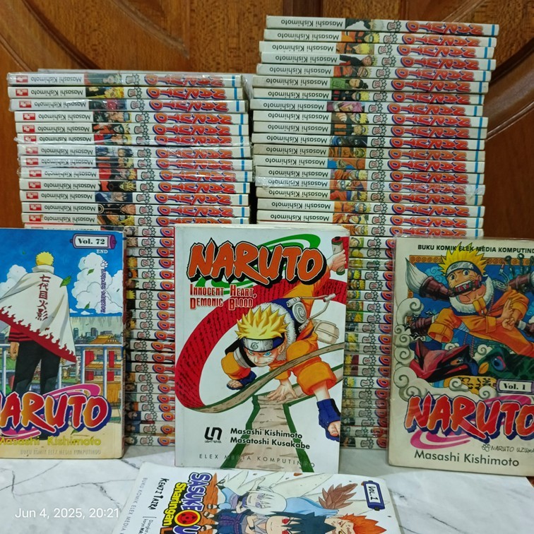 [set lengkap] Komik Naruto 1-72 + Bonus