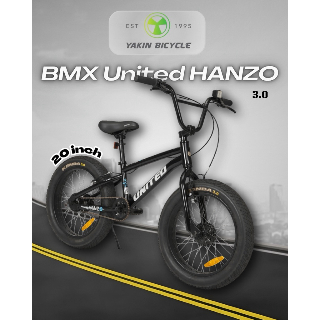 SEPEDA 20 BMX UNITED HANZO 3.0