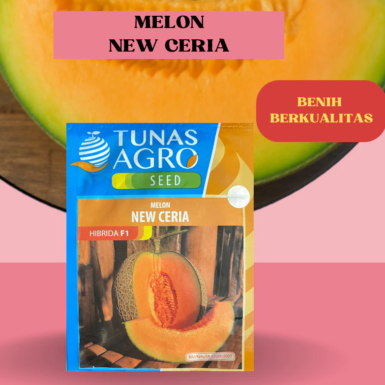 combo hemat 5 PCS BENIH MELON NEW CERIA - TUNAS AGRO - 10 GRAM TUNAS AGRO 400 butir