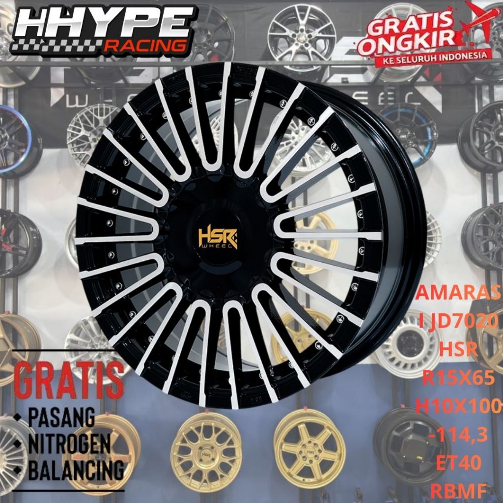 Velg Racing HSR Amarasi Ring 15 PCD 5x100/114.3