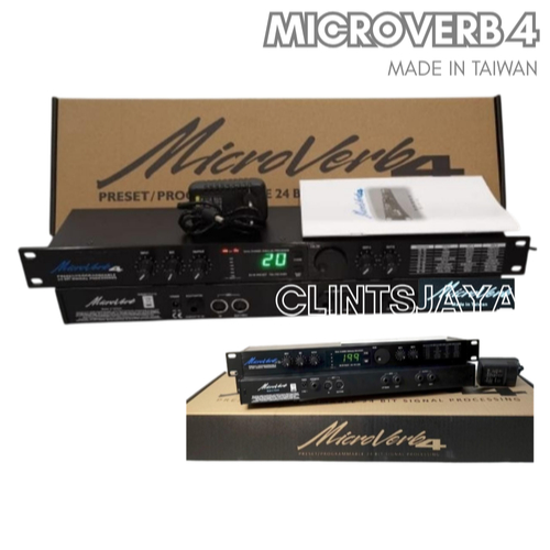 Effects Vocal Alesis Microverb4 efek vokal Preset/Programmable 24bit Signal Processing