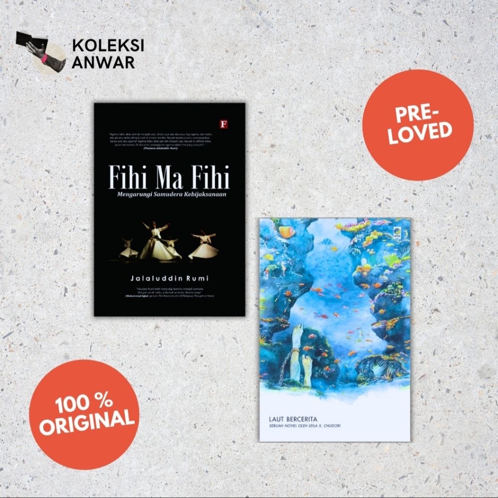 [Preloved Ori] Paket buku Fihi Ma Fihi dan Laut Bercerita