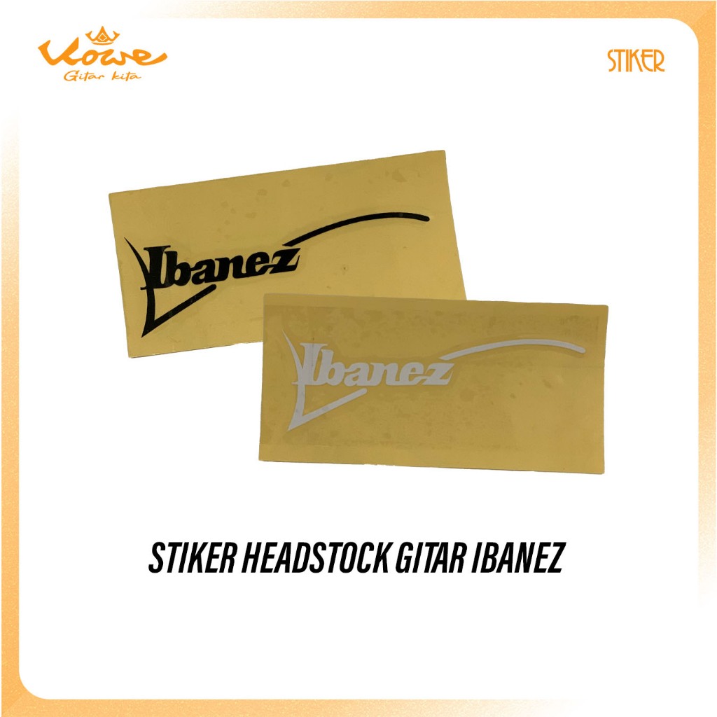Headstock / Sticker Gitar Listrik Ibanez