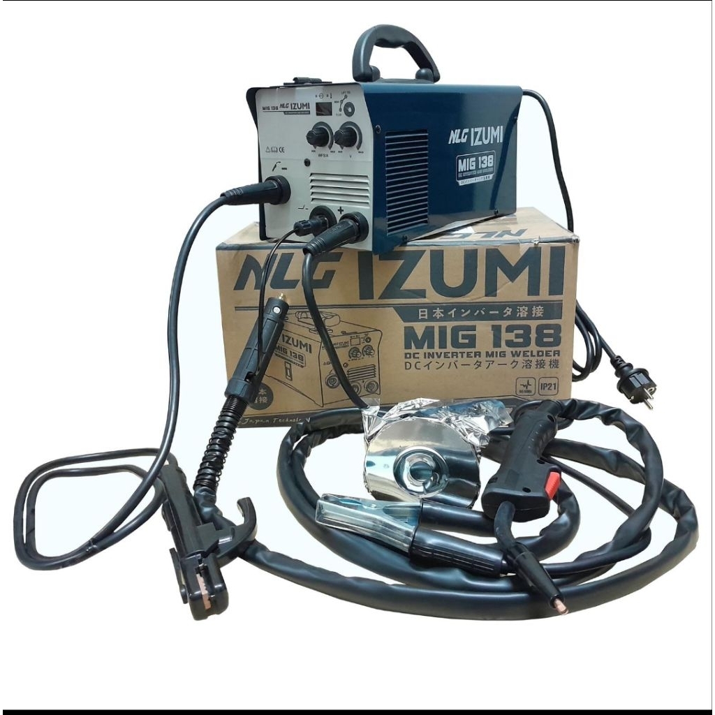 MESIN LAS MIG IZUMI 138 / TRAFO LAS MIG TANPA GAS CO2 TANPA GASS