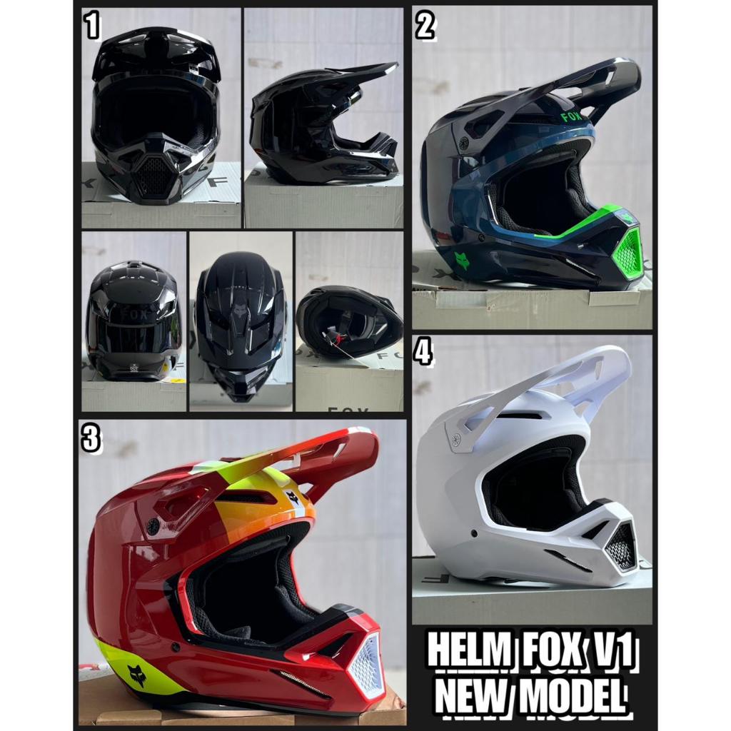 HELM MOTOR CROSS FOX V1 NEW MODEL 2025 HELM TRAIL FOX V1 NEW MODEL ORIGINAL