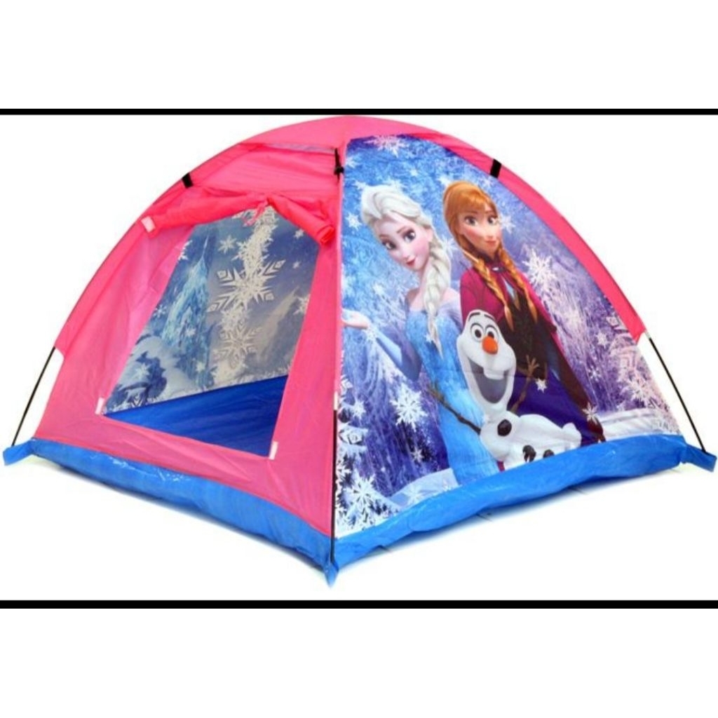 tenda anak frozen hello kitty spiderman- mainan tenda - camp tent karakter