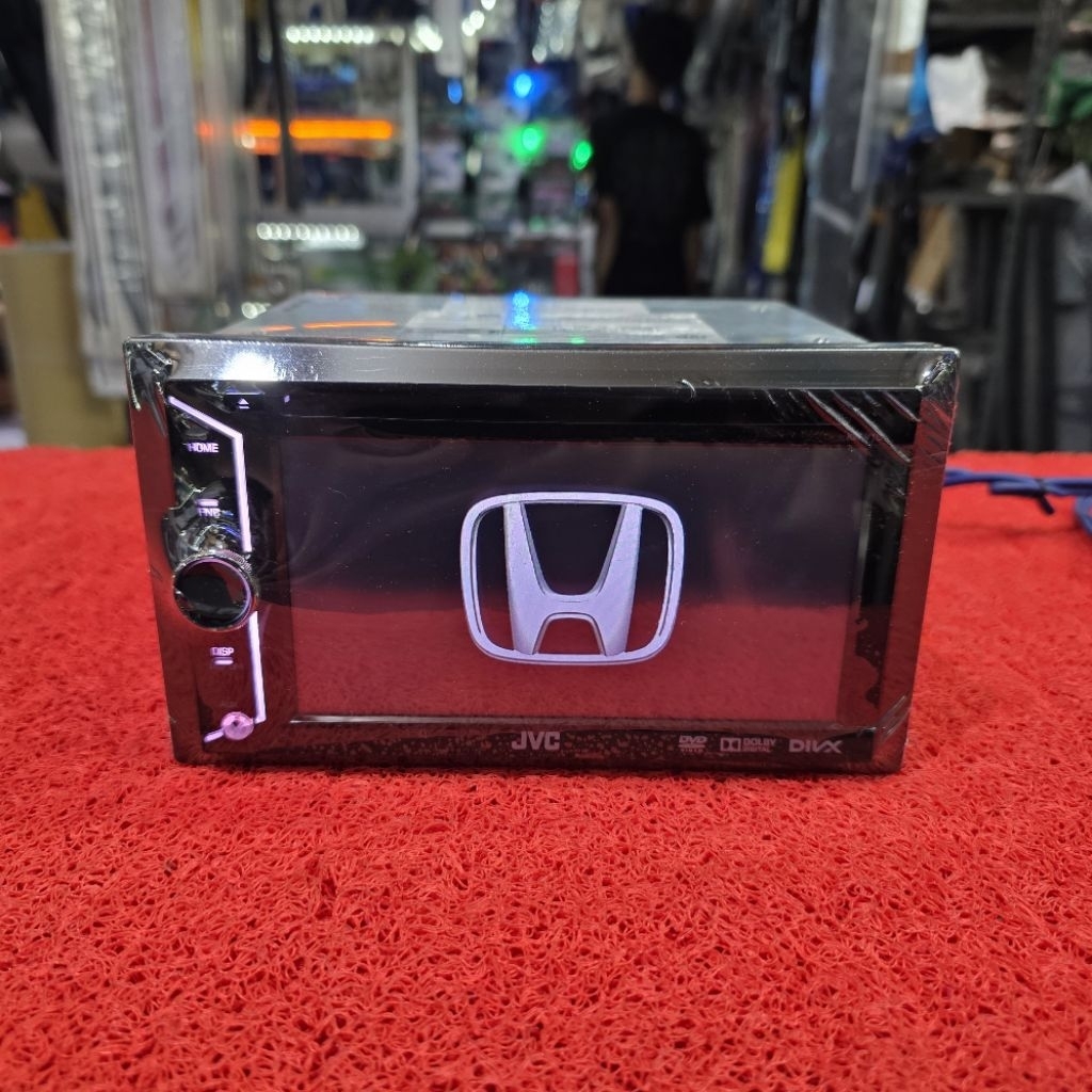 Head Unit JVC KW-V10H4 USB CD Aux Radio FM AM sudah dipasang Bluetooth ex Honda HRV