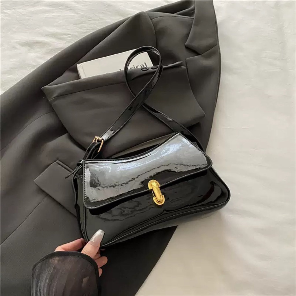 tas bahu Glossy import