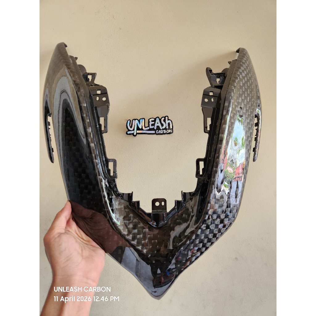 Tameng Depan Aerox New Carbon Kevlar