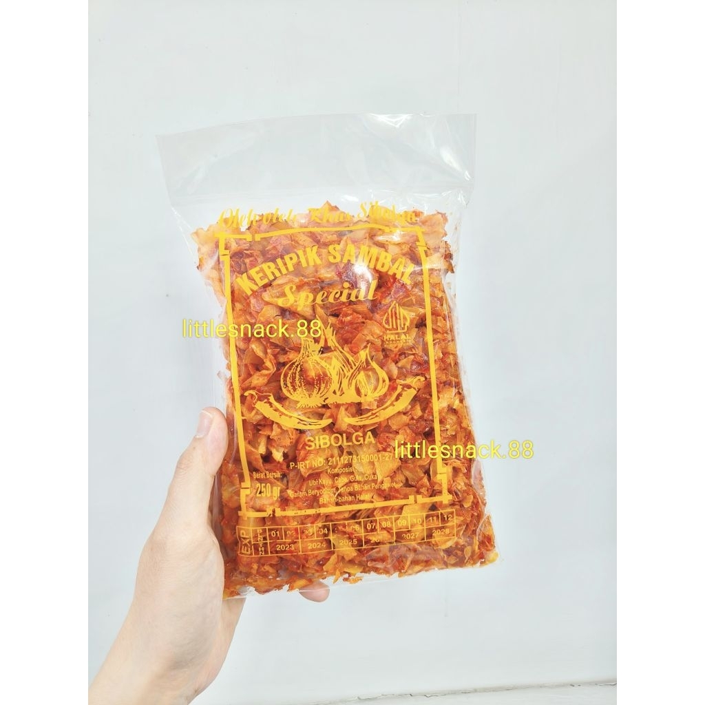 KERIPIK SIBOLGA 250GR ASLI CAP BAWANG
