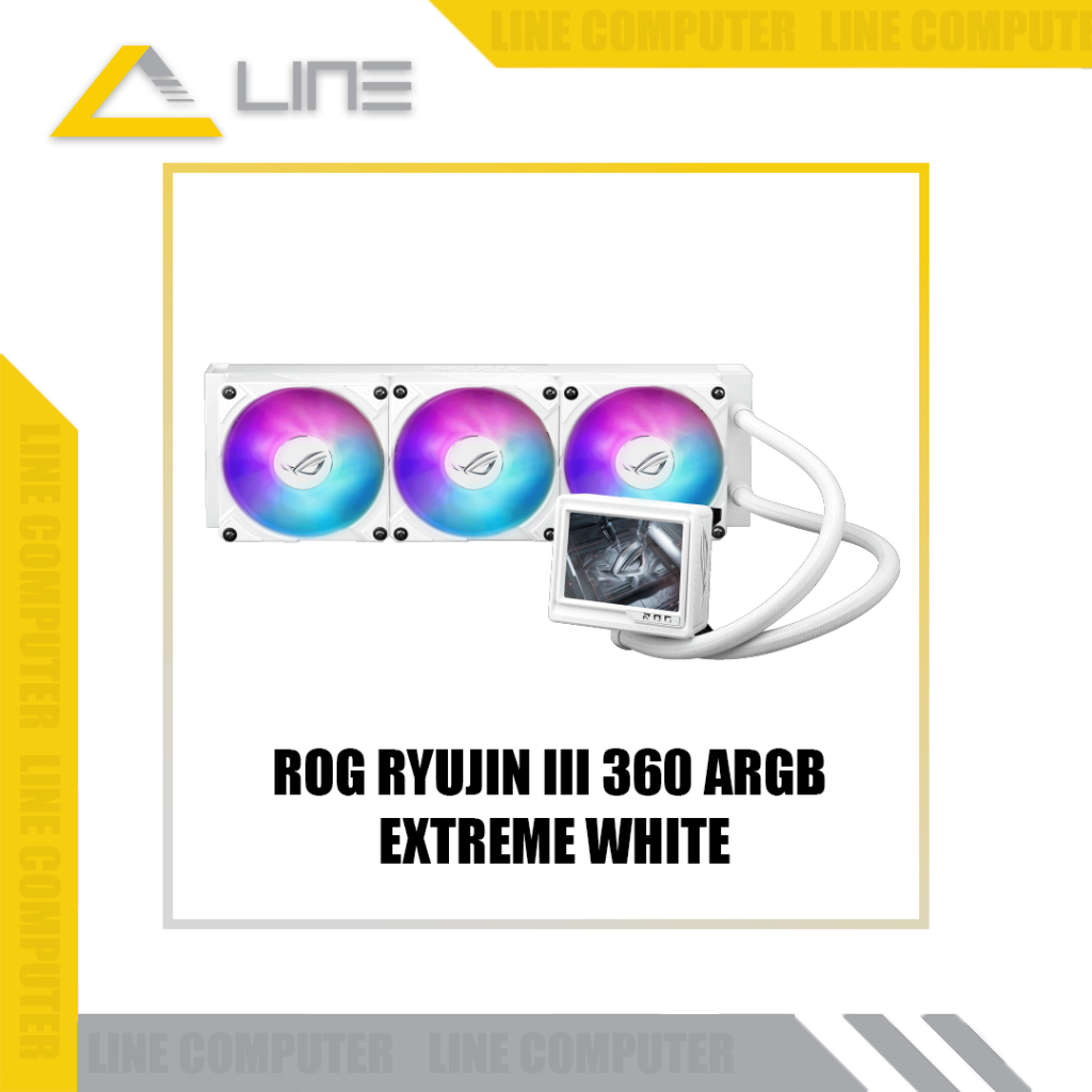 Liquid Cooler ASUS ROG Ryujin III 360 ARGB Extreme White - CPU Cooler