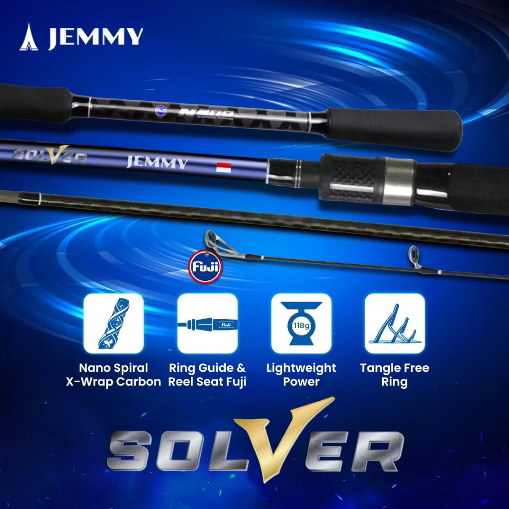 JORAN PANCING CUMI JIMMY SOLVER CASTING 802 240cm CARBON XWRAP HOLLOW FULL FUJI