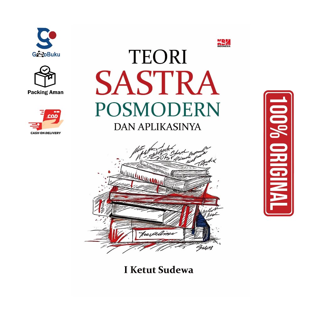 Buku Teori Sastra Posmodern Dan Aplikasinya l I Ketut Sudewa l 187 halaman