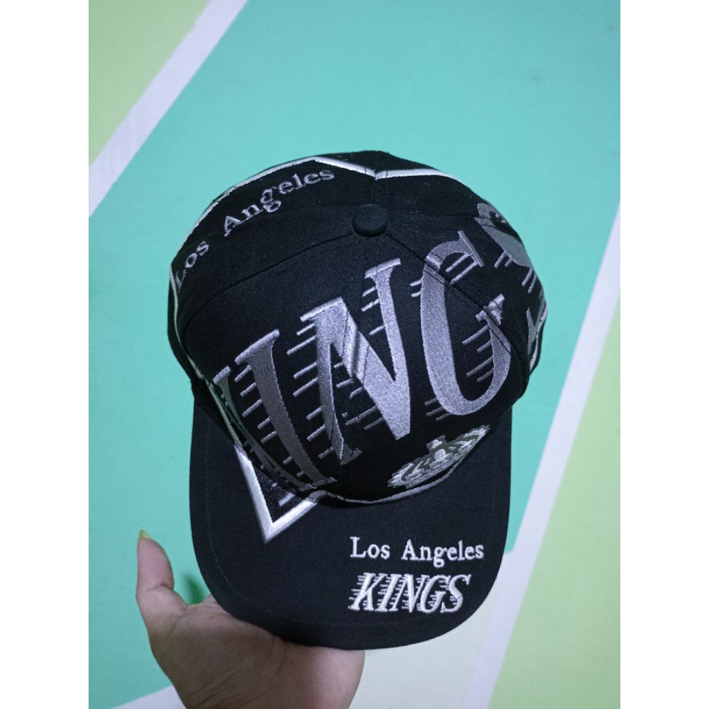 Topi Snapback Kings Black Big Logo