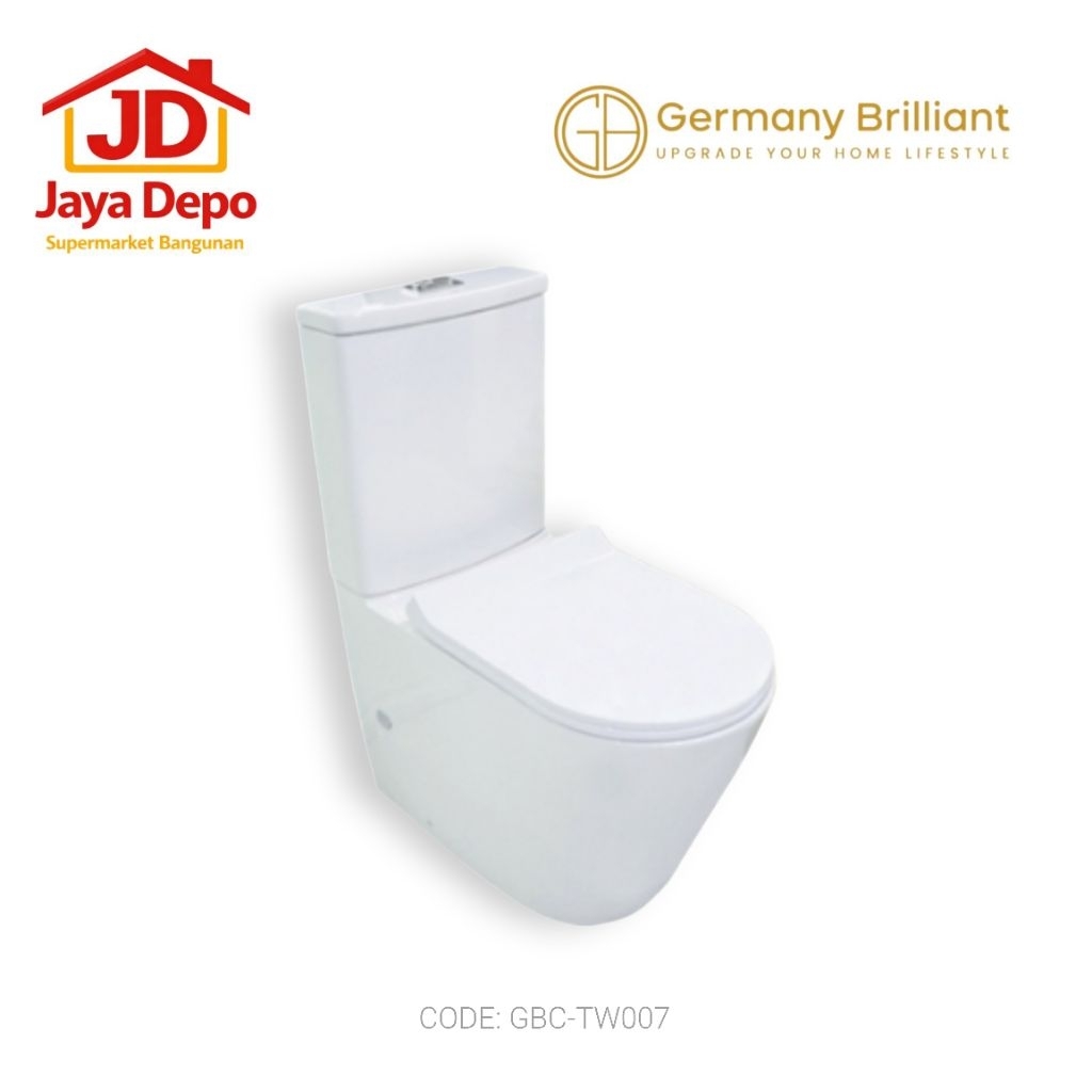 Germany Brilliant Closet Washdown Kloset Duduk Toilet Duduk GBC-TW007 Series