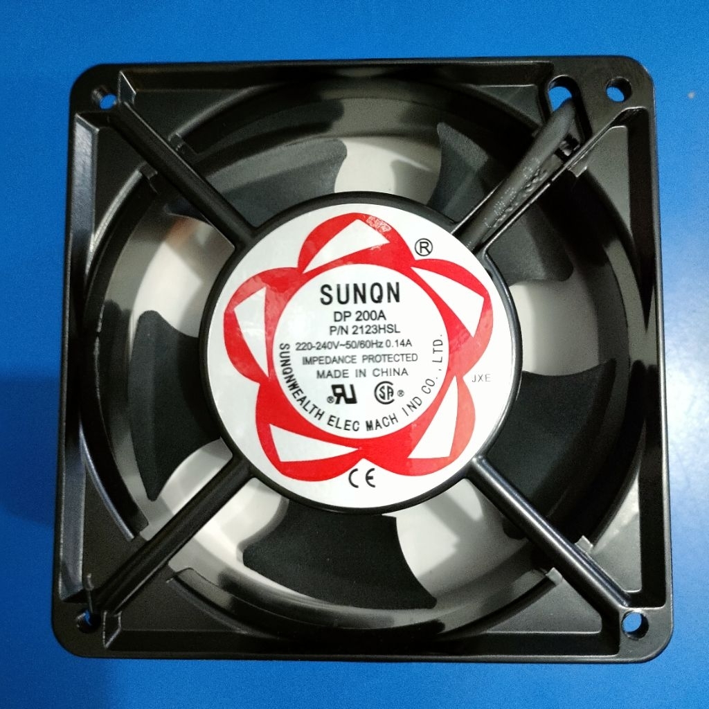 Axial Fan Motor Sunon Cooling Fan AC 220V 12cm