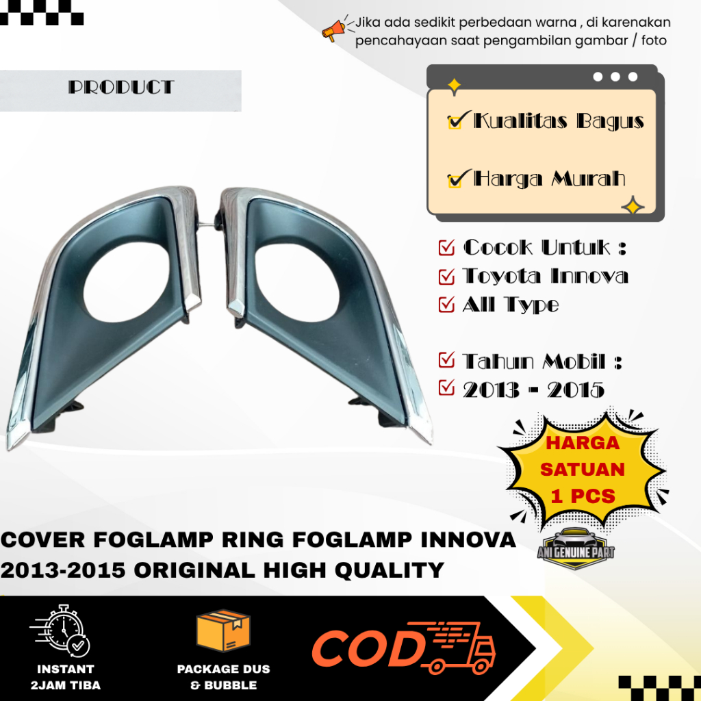 Cover Foglamp Ring Foglamp Innova 2013-2015 Original