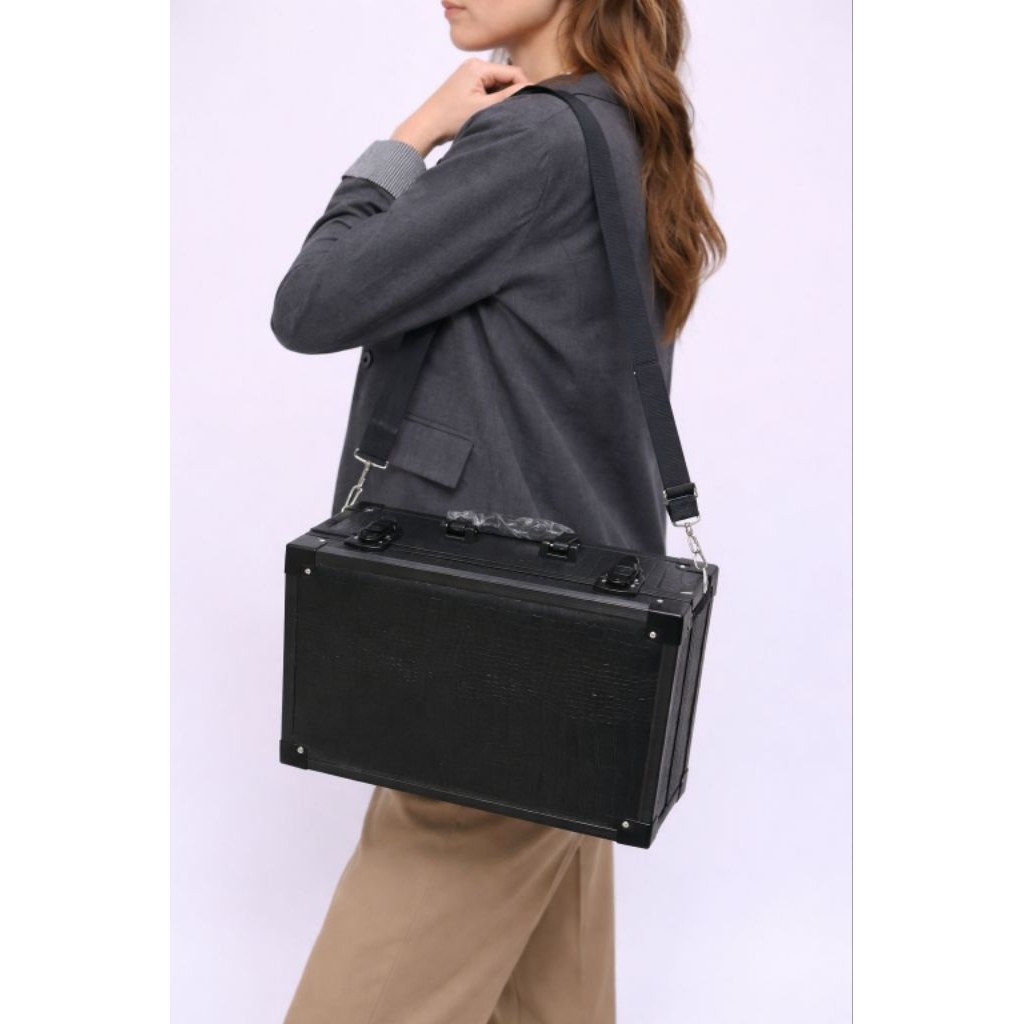 koper barbershop tas barbershop komplit cermin dan kaki