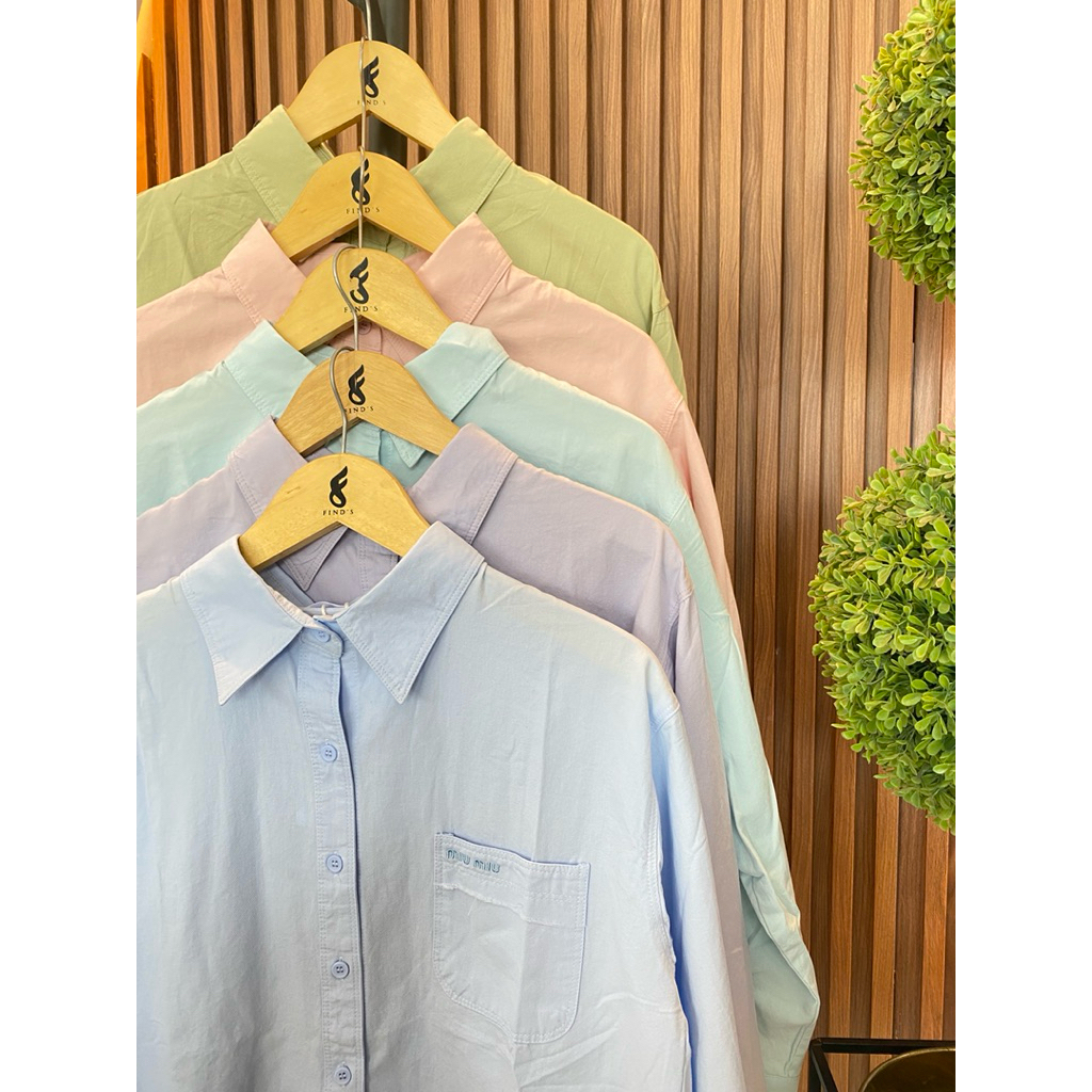 KEMEJA POLOS MIU-MIU