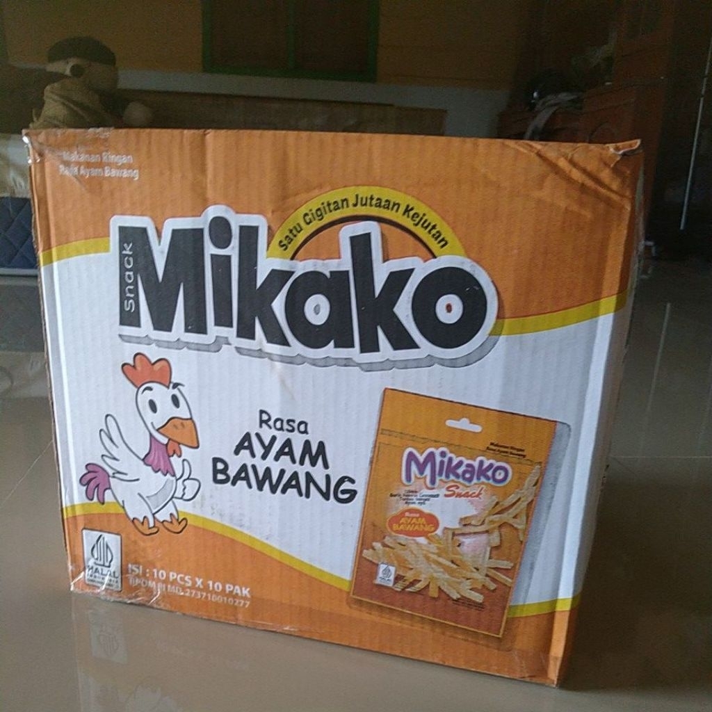 snack mikako rasa ayam bawang