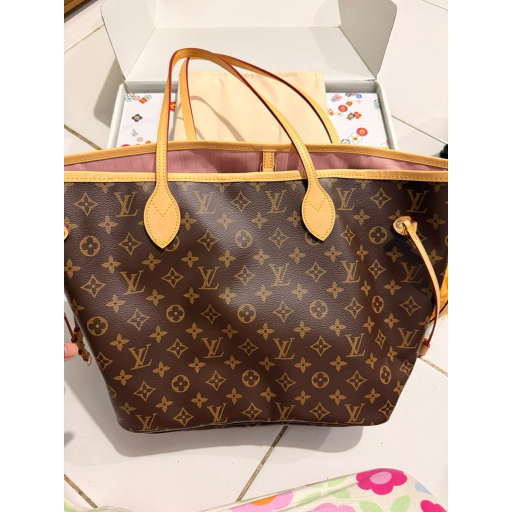 Totebag LV Neverfull Monogrm Preloved