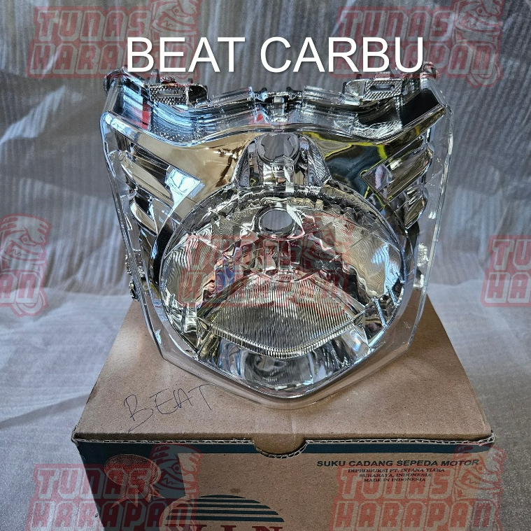 LAMPU DEPAN BEAT / 2010 CARBU WINPART / REFLEKTOR