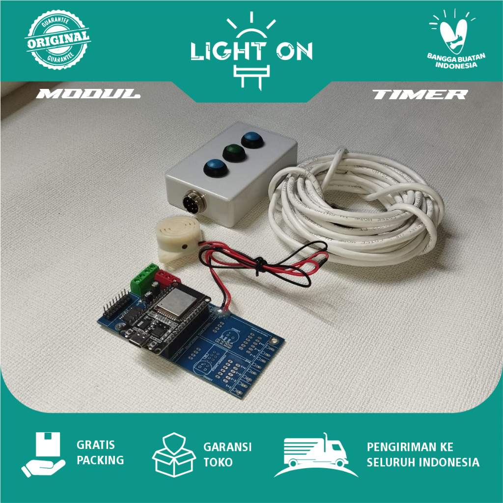 Modul Controller Display Timer Stopwatch Counter UP, DOWN, NO LIMIT - Panel P10 - 1x4 panel