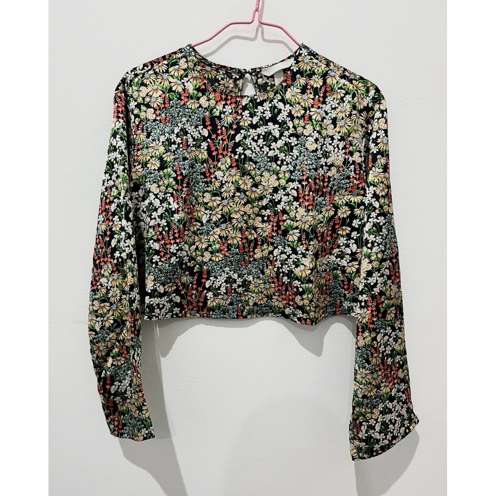 Crop Top H&M lengan panjang