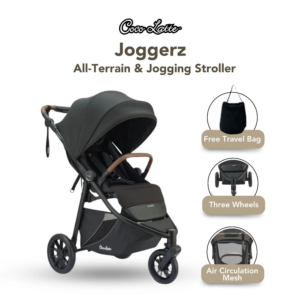 Katella Stroller Cocolatte Joggerz / Kereta Dorong Bayi 3 Roda / Stroller Jogging