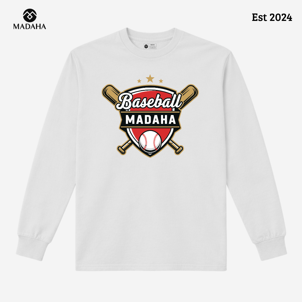 Madaha Kaos Baju Lengan Panjang Baseball Grand Slam Authority