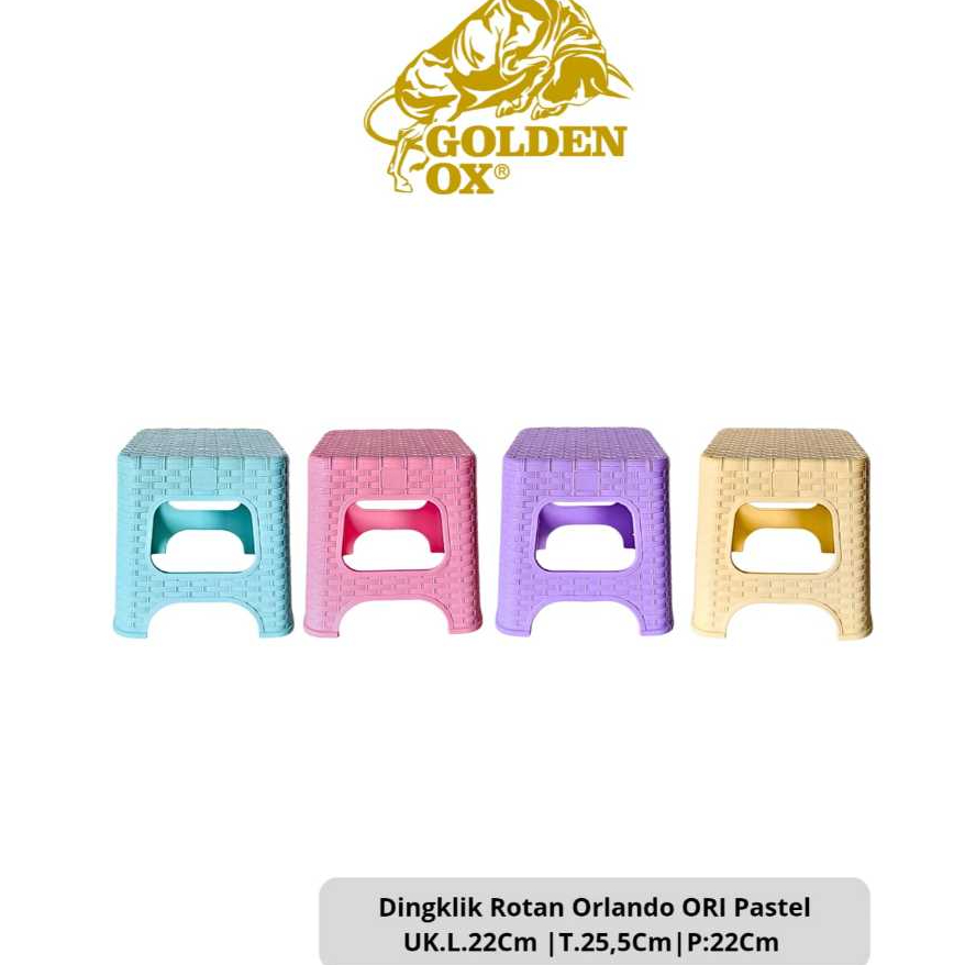 Dingklik Rotan 100% ORI/Dingklik Rotan Plastik/Bangku Anak Plastik