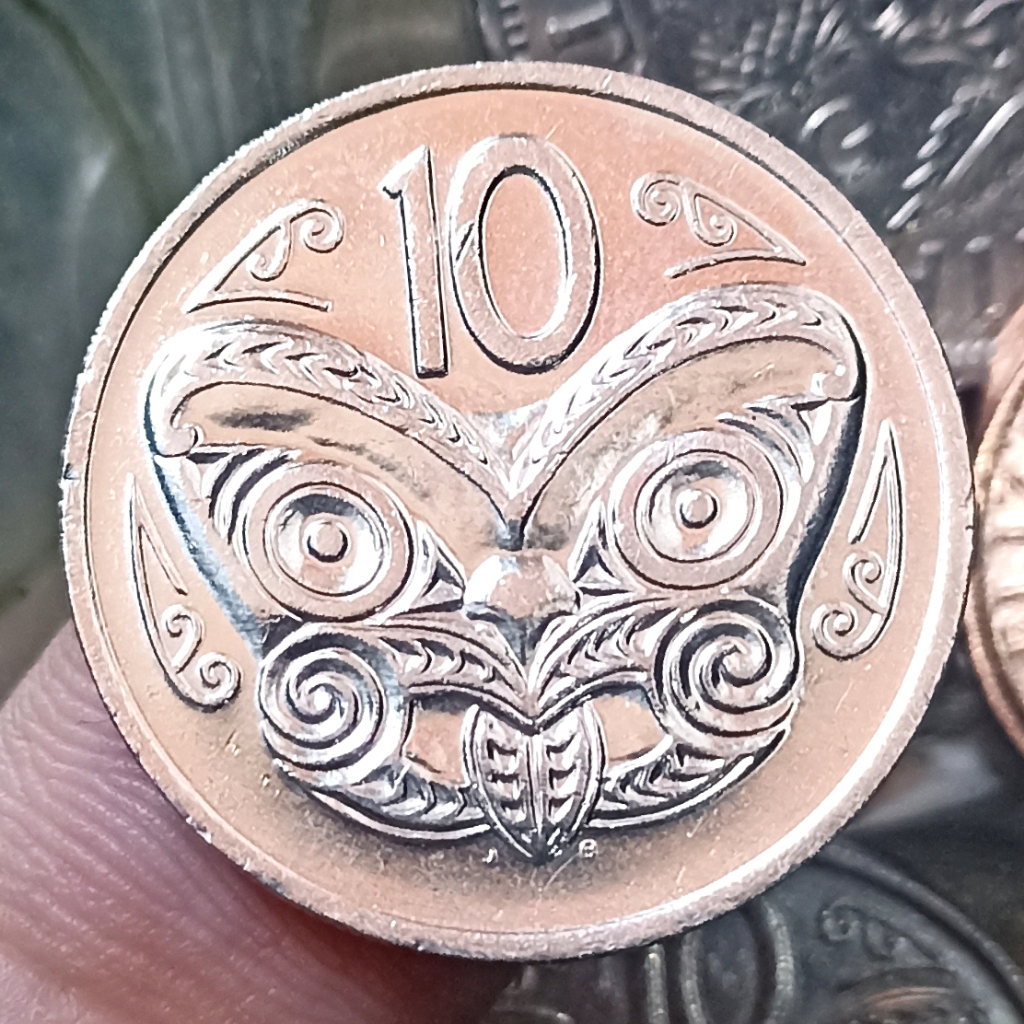 Koin Kuno Asing New Zealand 10 Cents Tahun 1976