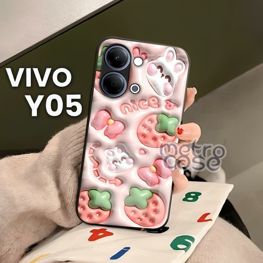 Casing HP Glass Kaca Kilau VIVO Y05 - VIVO Y05S - SOFTCASE VIVO Y05 / Y05S 2026 - Y05 - Y05S - G32