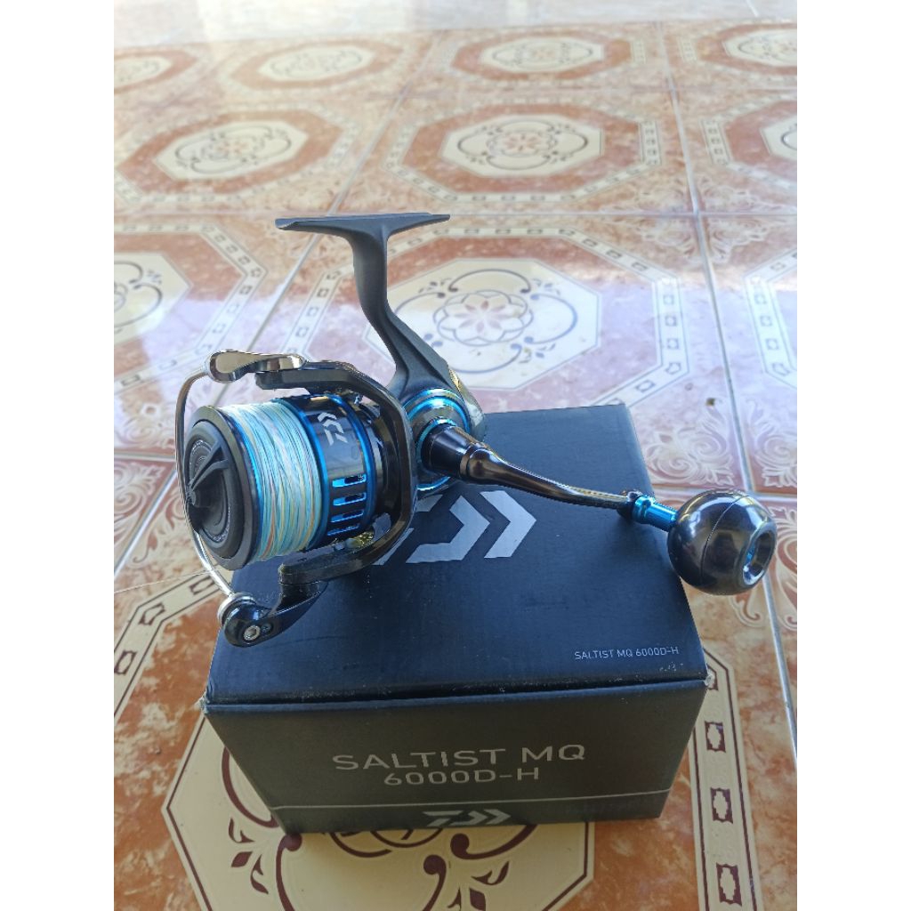 DAIWA SALTIST MQ 6000 + PE 3 SAMSON X12 400 METER