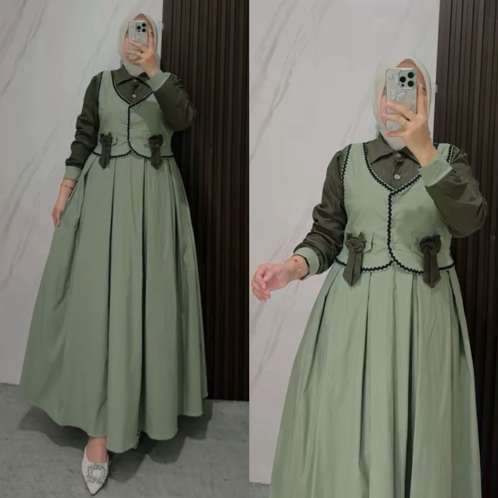 TIARA DRESS LD 110 PANJANG BAJU 125