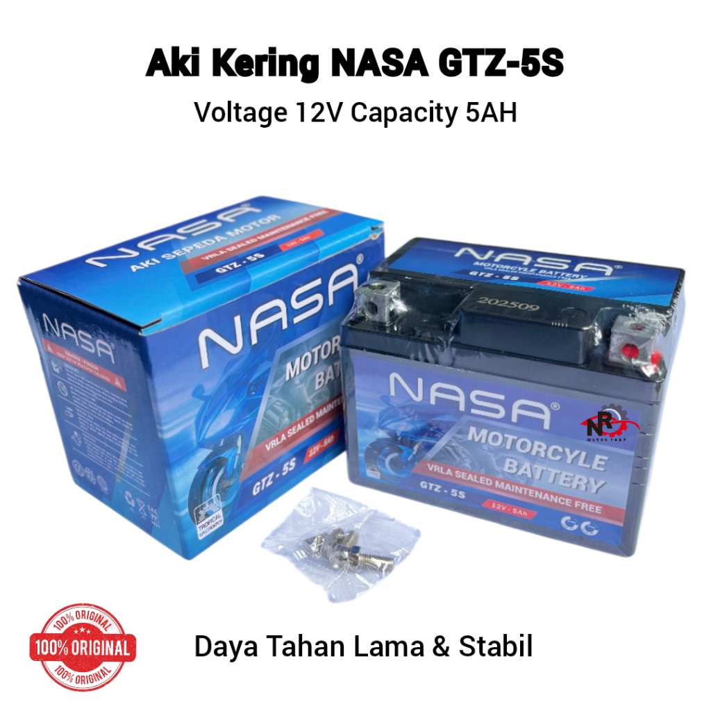 Aki Motor Honda New Mega Pro Aki Kering Accu Bekas Copotan Masih Bagus Dikirim Merek Random