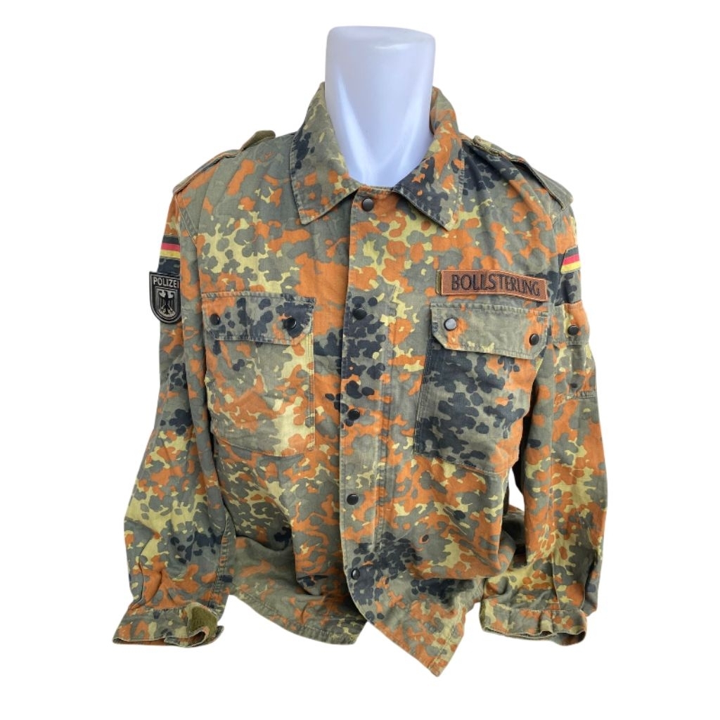 Kemeja BDU Camo Loreng Flecktarn Polisi Militer Tentara Jerman Army Original (33)